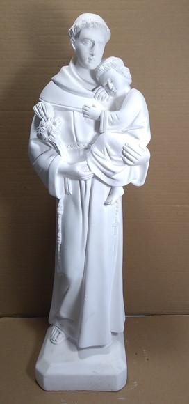Imagem Santo Antonio Escultura Santo Antônio Grande em Gesso
