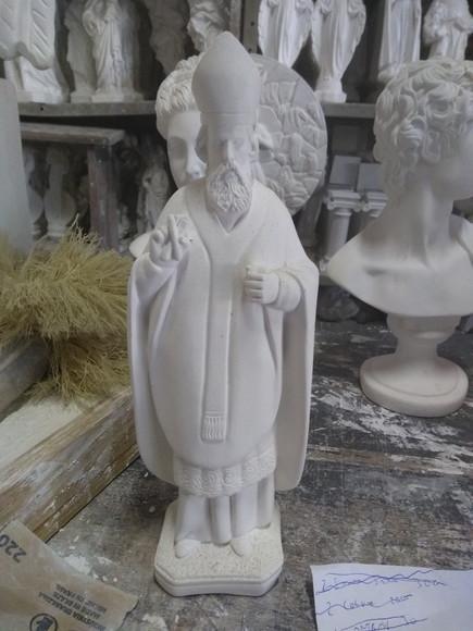 Imagem São Brás Escultura em Gesso Cru para Pintar