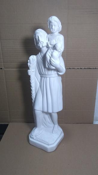 Imagem São Cristóvão Escultura Santo São Cristovão Grande