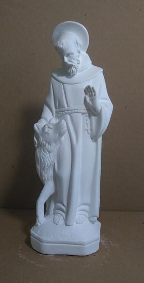 Imagem São Francisco com Cachorro Escultura São Francisco