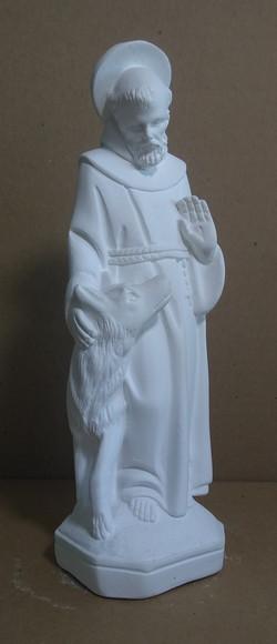 Imagem São Francisco com Cachorro Escultura São Francisco