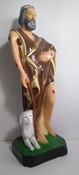 Imagem São Lazaro Escultura do Santo São Lazaro Estatua