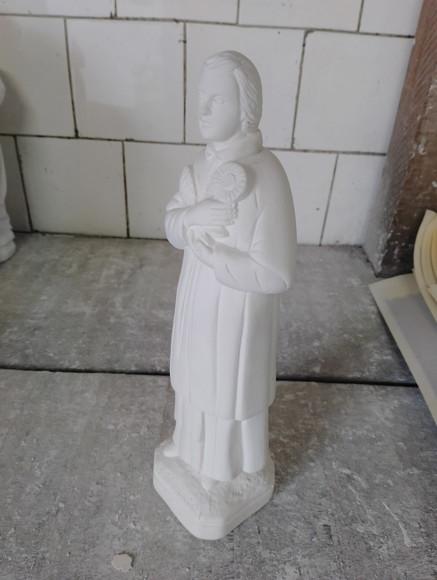 Imagem São Raimundo Escultura Santo Raimundo em Gesso Cru