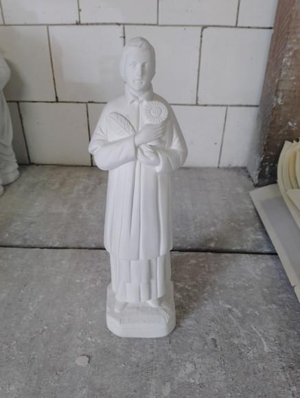 Imagem São Raimundo Escultura em Gesso Cru Santo Raimundo