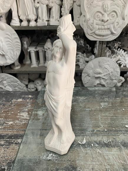 Imagem São Sebastião em Gesso Cru para Pintar Como Desejar
