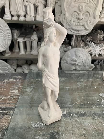 Imagem São Sebastião em Gesso Cru para Pintar Como Desejar