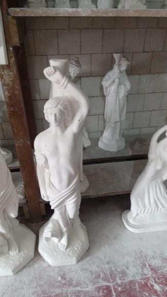 Imagem São Sebastião Escultura São Sebastião Grande 85cm