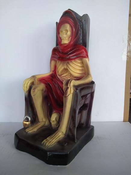 Imagem Tata Caveira Escultura100% em Gesso Puro Natural