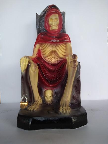 Imagem Tata Caveira Escultura100% em Gesso Puro Natural