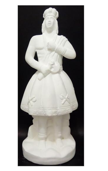 Imagem Xango Orixá do Candomblé em Gesso Cru para Pintar