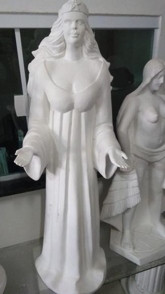 Imagem Yemanja Escultura Iemanjá Grande + de 1 Metro Gesso