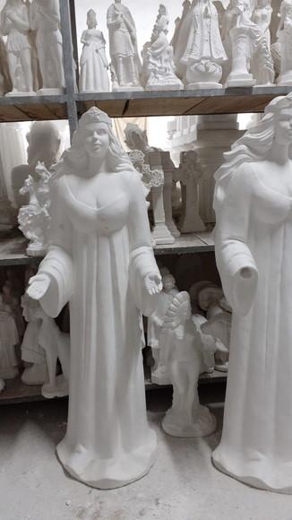 Imagem Yemanja Escultura Iemanjá Grande + de 1 Metro Gesso