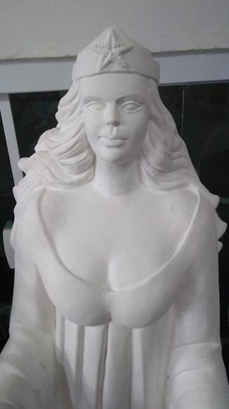 Imagem Yemanja Escultura Iemanjá Grande + de 1 Metro Gesso