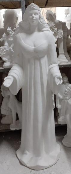 Imagem Yemanja Escultura Iemanjá Grande + de 1 Metro Gesso