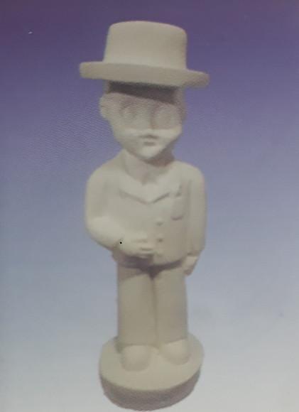 Imagem Zé Pelintra Baby Escultura para Pintar em Gesso Cru