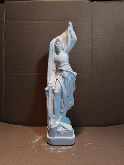 Joana D'arc Imagem Joana Darc Escultura Jeanne D'arc 30cm