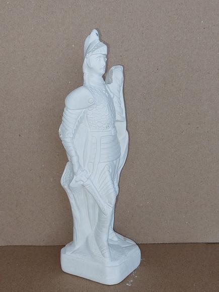 Joana Darc Imagem Santa Joana D´arc Escultura em Gesso Cru
