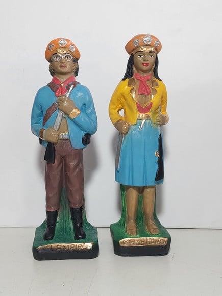 Lampião e Maria Bonita Imagem Casal Baiano Cangaceiros