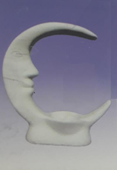 Lua de Mesa Imagem em Gesso Cru