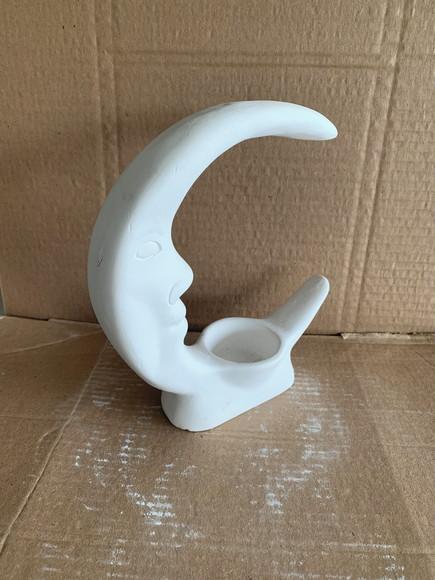 Lua de Mesa Imagem em Gesso Cru