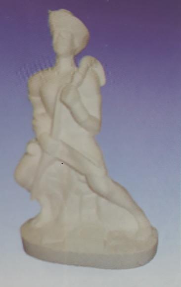 Logun Ede Imagem Logunede Orixá do Candomblé em Gesso Cru