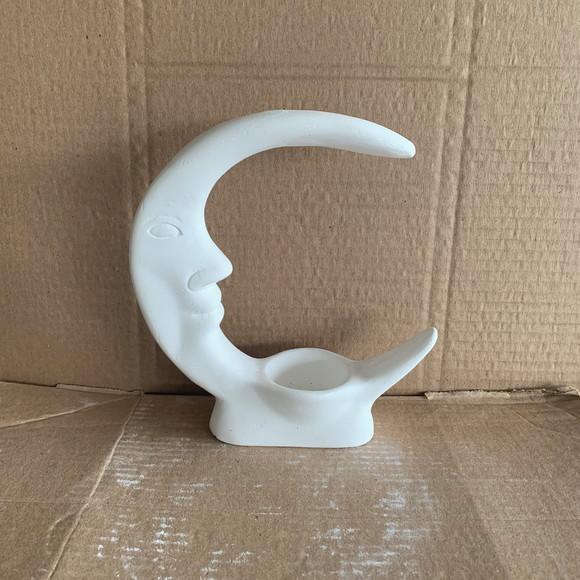 Lua de Mesa Imagem em Gesso Cru