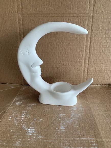 Lua de Mesa Imagem em Gesso Cru