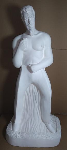 Lúcifer Imagem Exu Lucifer em Gesso Cru 60cm
