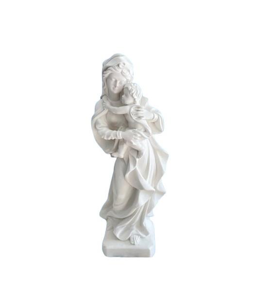 Mãe de Deus Escultura em Gesso da Mãe de Deus