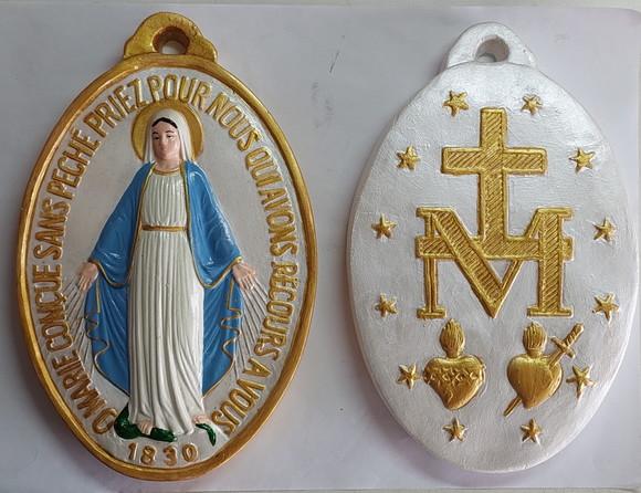 Medalha Milagrosa da Virgem das Graças Imagem Sra das Graças