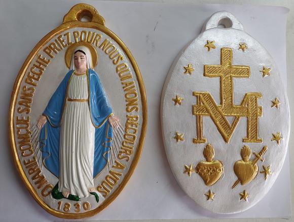 Medalha Milagrosa da Virgem das Graças Imagem Sra das Graças