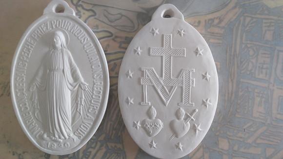 Medalha Milagrosa da Virgem das Graças Imagem Sra das Graças