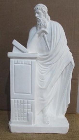 Mestre Imagem o Mestre Maçom da Maçonaria em Gesso Cru