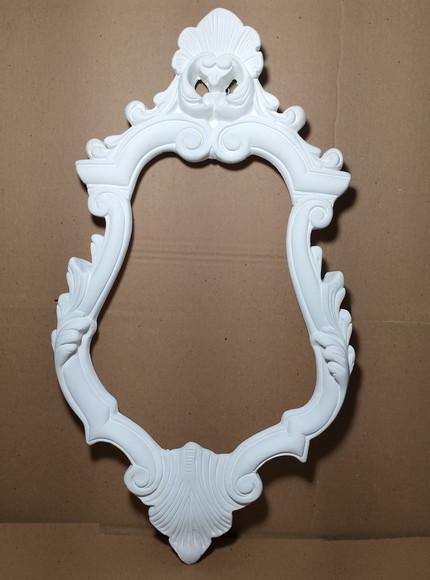 Moldura Violão de Parede em Gesso Cru Escultura p/ Pendurar