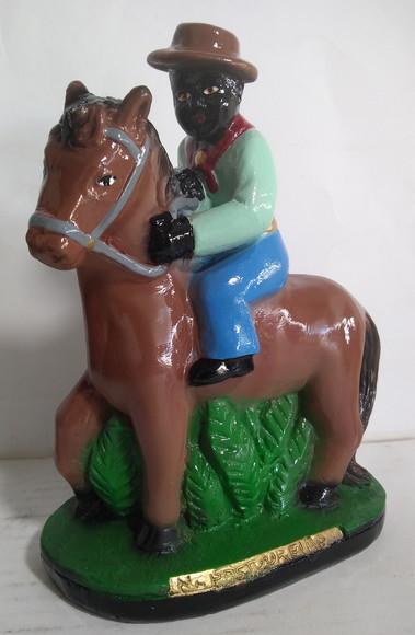 Negrinho do Pastoreiro Imagem Preto Velho Negrinho c/ Cavalo