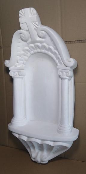 Nicho Grande de Parede Escultura em Gesso Cru