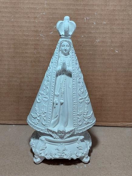 Nossa Senhora Aparecida Imagem N Sra Aparecida Gesso Cru