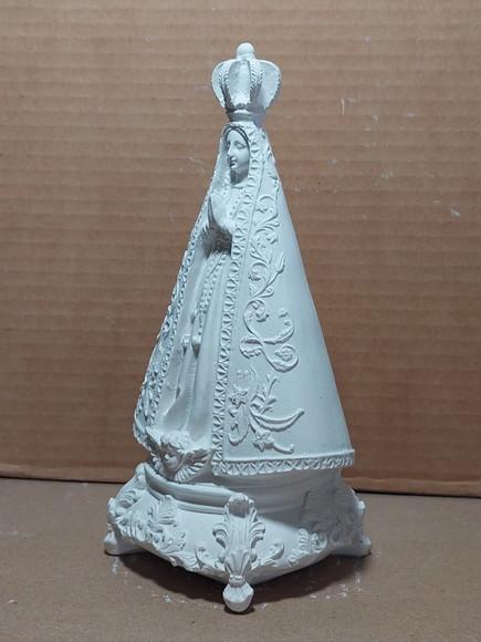 Nossa Senhora Aparecida Imagem N Sra Aparecida Gesso Cru