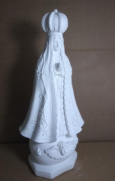 Nossa Senhora Aparecida Imagem N Sra Aparecida Gesso Cru 40c