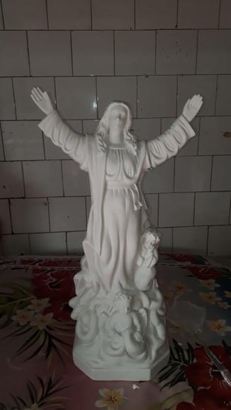 Nossa Senhora da Assunção Imagem N Sra Assunção 60cm Gesso