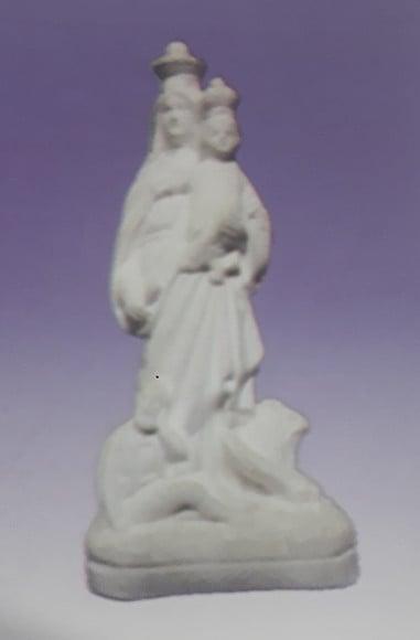 Nossa Senhora da Penha Imagem em Gesso Cru