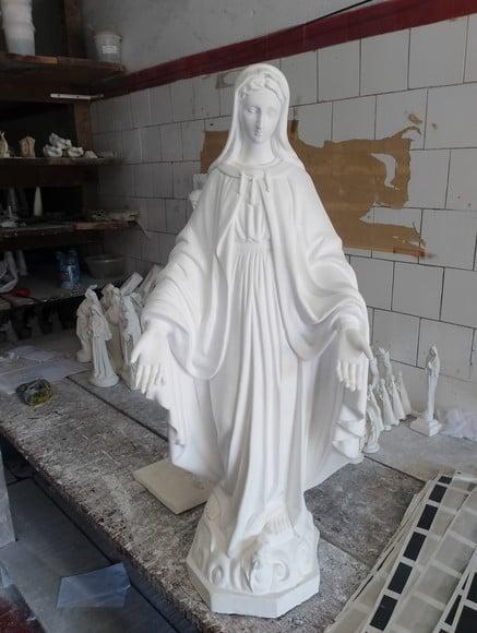 Nossa Senhora das Graças Imagem N Sra Graça Escultura C/80cm