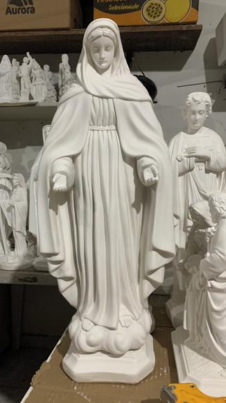 Nossa Senhora das Lagrimas Imagem N Sra Lagrima Gesso 60cm