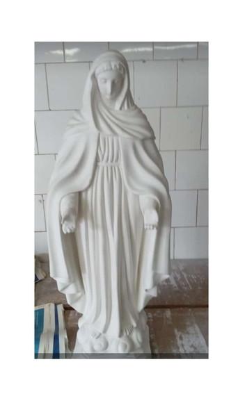Nossa Senhora das Lagrimas Imagem N Sra Lagrima Gesso 60cm