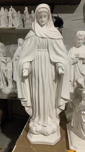 Nossa Senhora das Lagrimas Imagem N Sra Lagrima Gesso 60cm