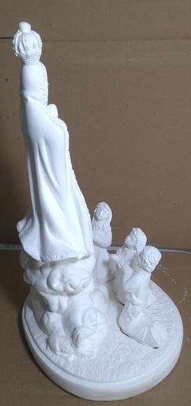 Nossa Senhora de Fátima com Pastores Imagem N Sra Fátima