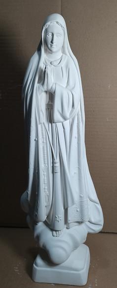 Nossa Senhora de Fátima Imagem de N Sra Fatima em Gesso Cru