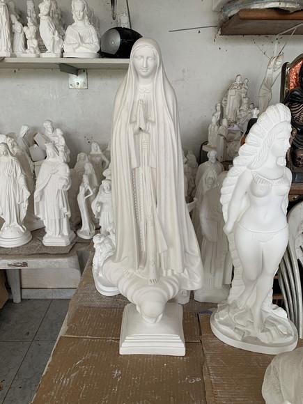Nossa Senhora de Fátima Imagem N Sra Fatima 68cm