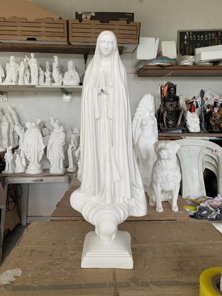 Nossa Senhora de Fátima Imagem N Sra Fatima 68cm