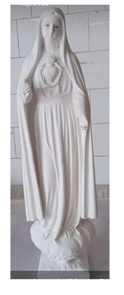 Nossa Senhora de Fátima Imagem N Sra Fatima c/ Olho de Vidro